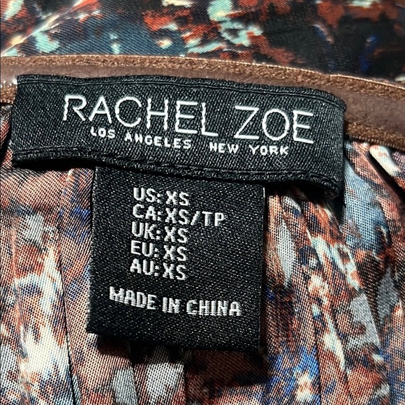 Rachel Zoe Multicolor RUCHED TIERED TANK TOP, GYPSY/ BOHO CORE, SIZE XS - Picture 3 of 10